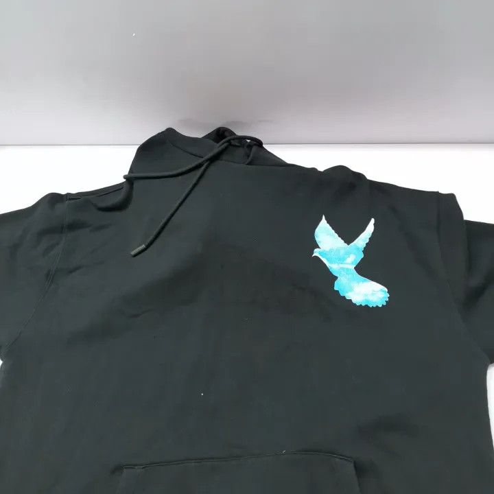 Off-White OFF-WHITE Black Hooded Sweatshirt with Graphic 0079 Size US M / EU 48-50 / 2 - 17 Thumbnail