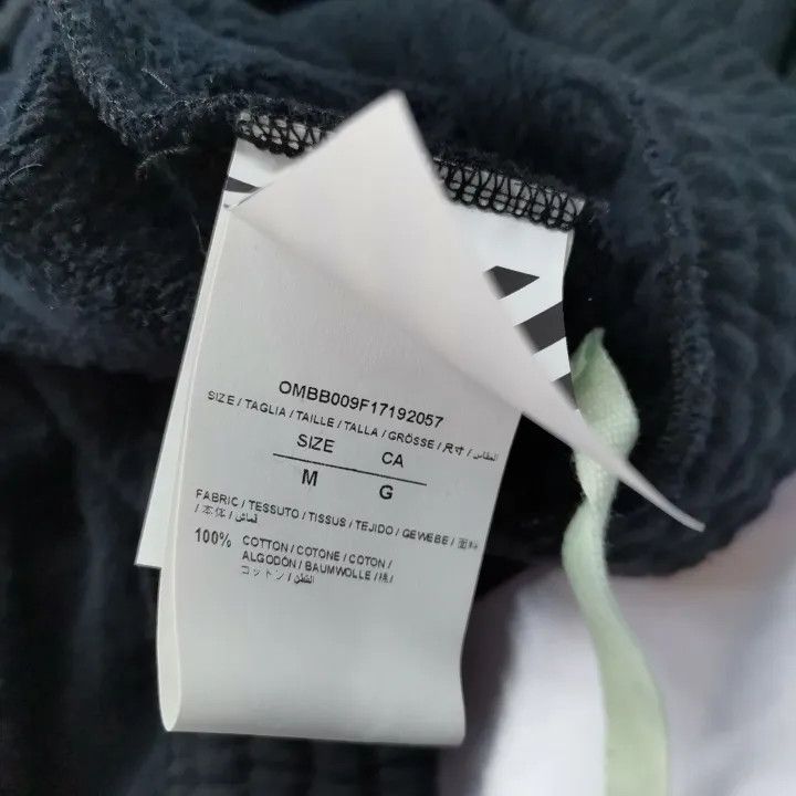 Off-White OFF-WHITE Black Hooded Sweatshirt with Graphic 0079 Size US M / EU 48-50 / 2 - 4 Thumbnail