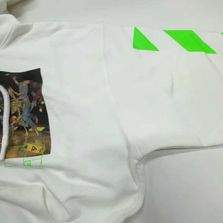 Off-White Off-White Graphic Print Pullover Hooded Sweatshirt 0079 Size US XS / EU 42 / 0 - 8 Thumbnail