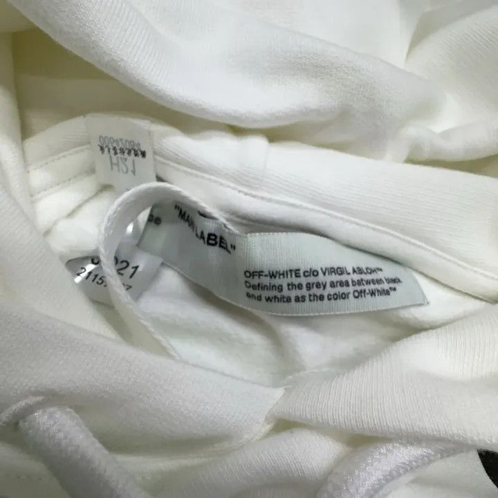 Off-White Off-White Graphic Print Pullover Hooded Sweatshirt 0079 Size US XS / EU 42 / 0 - 5 Thumbnail