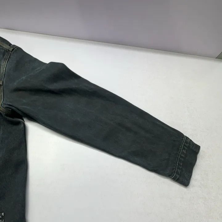 Off-White Off-White Black Logo Denim Jacket for Men 0079 Size US XL / EU 56 / 4 - 9 Thumbnail