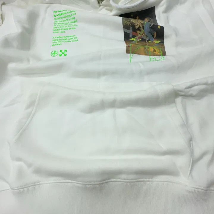 Off-White Off-White Graphic Print Hooded Sweatshirt 0079 Size US S / EU 44-46 / 1 - 9 Thumbnail