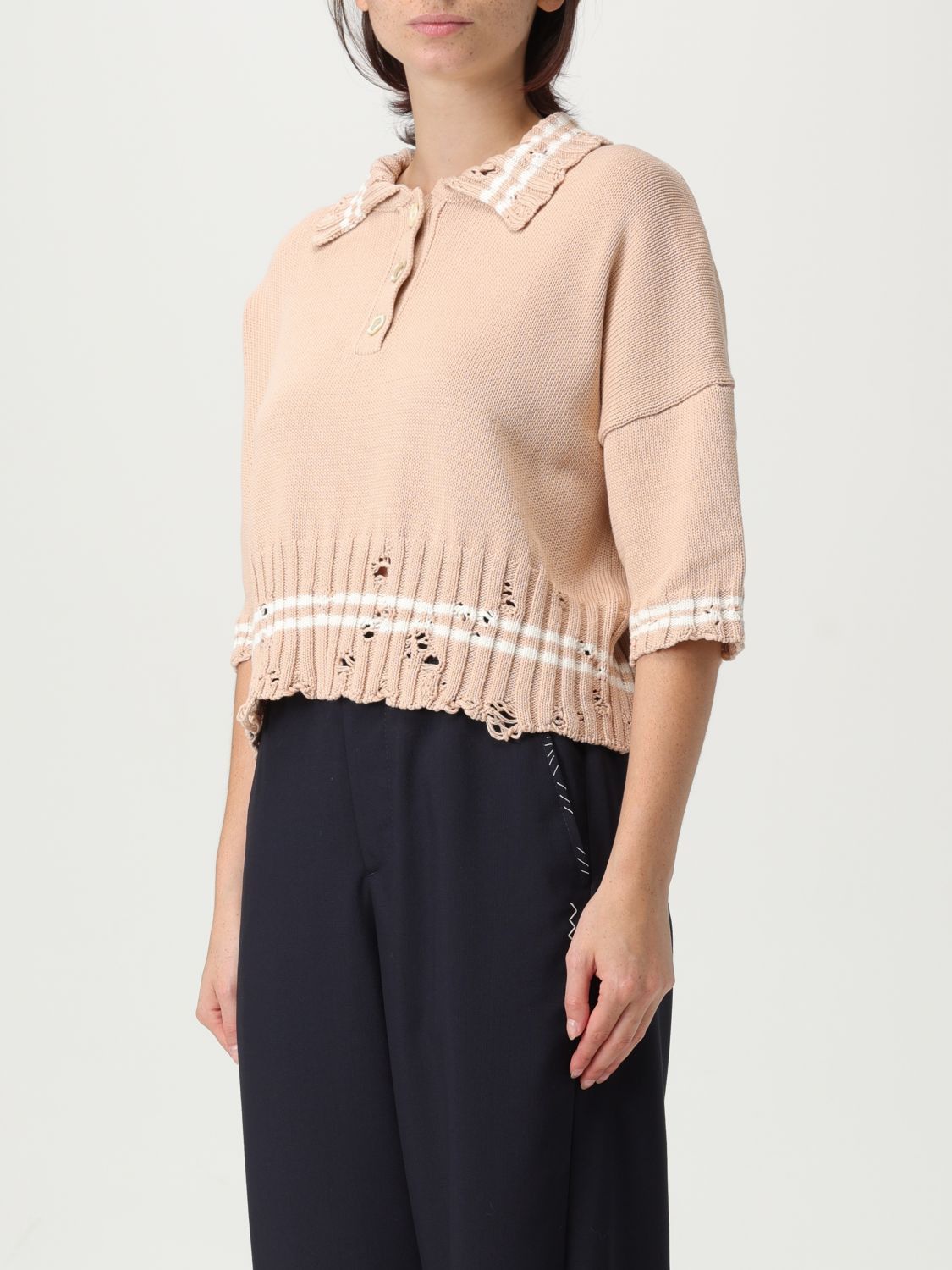 Marni Marni Polo Shirt Woman Pink Size XS / US 0-2 / IT 36-38 - 4 Thumbnail