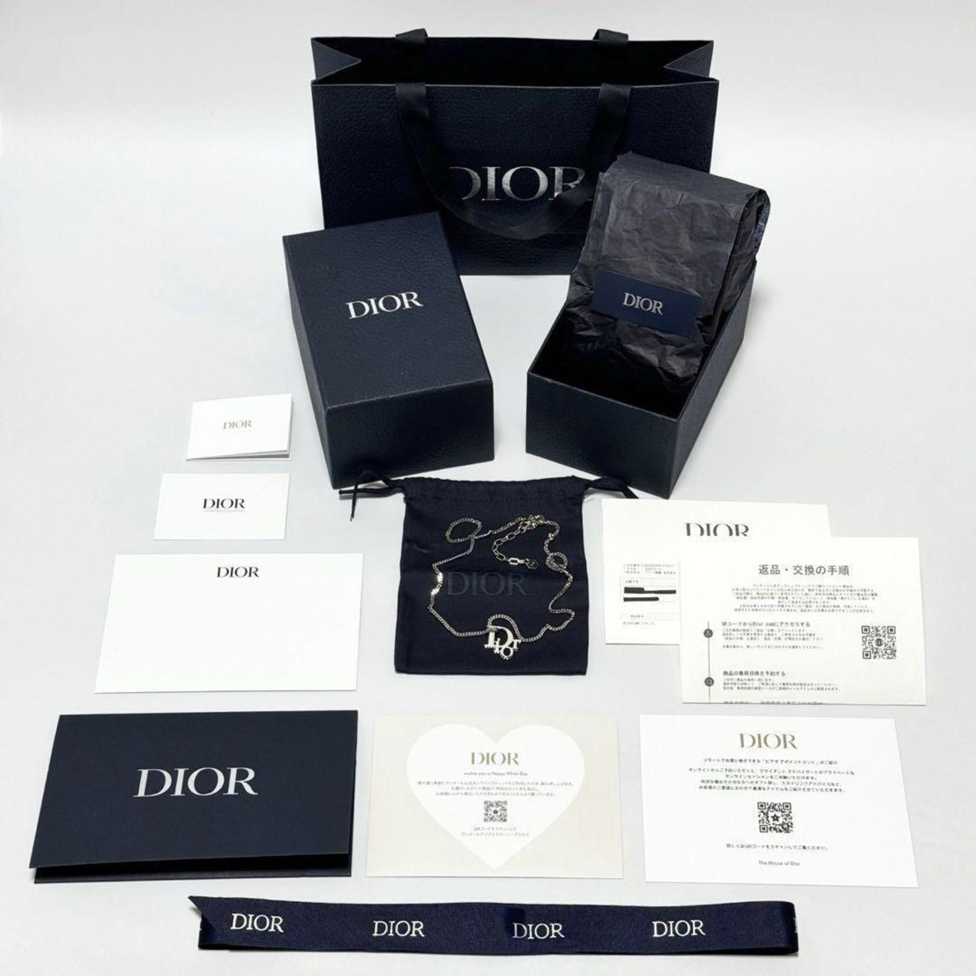 Dior Dior Logo necklace Size ONE SIZE - 10 Thumbnail