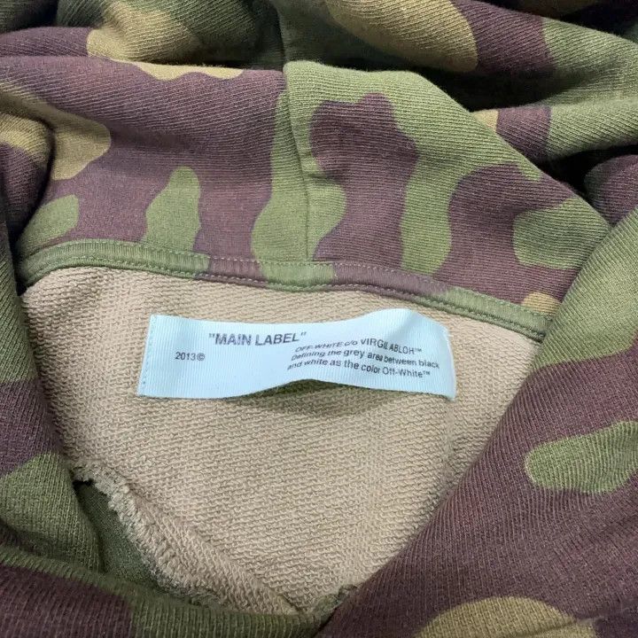 Off-White Off-White Camouflage Hoodie 0079 Size US S / EU 44-46 / 1 - 2 Thumbnail