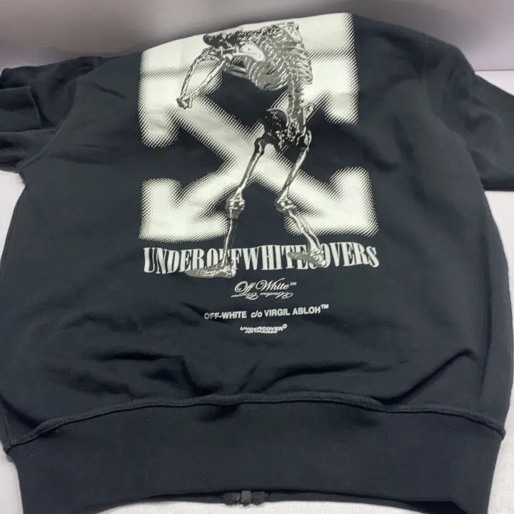 Off-White Off-White x Undercover Black Hooded Sweatshirt 0079 Size US XS / EU 42 / 0 - 8 Thumbnail