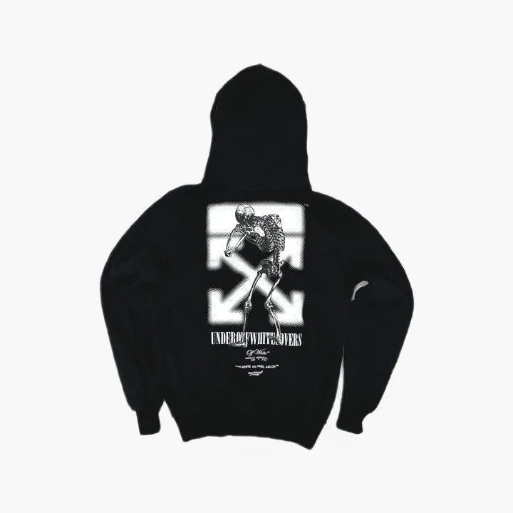 Off-White Off-White x Undercover Black Hooded Sweatshirt 0079 Size US XS / EU 42 / 0 - 3 Thumbnail