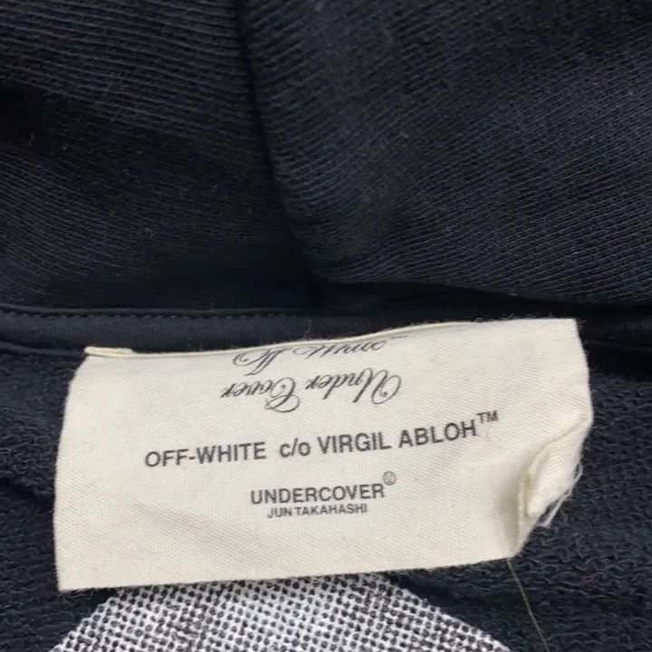 Off-White Off-White x Undercover Black Hooded Sweatshirt 0079 Size US XS / EU 42 / 0 - 4 Thumbnail