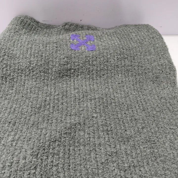 Off-White Off-White Grey Long Sleeve Knit Sweater for Men 0079 Size US M / EU 48-50 / 2 - 7 Thumbnail