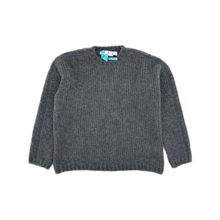 Off-White Off-White Grey Long Sleeve Knit Sweater for Men 0079 Size US M / EU 48-50 / 2 - 2 Thumbnail