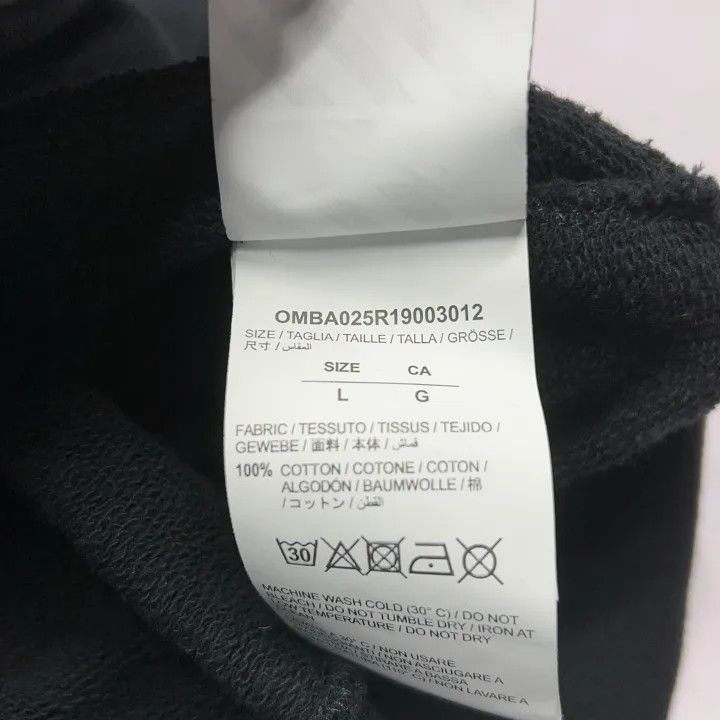 Off-White Off-White SS19 Black Crewneck Sweatshirt for Men 0079 Size US L / EU 52-54 / 3 - 5 Thumbnail
