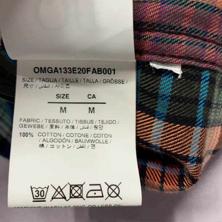 Off-White OFF-WHITE Green Plaid Long Sleeve Shirt 0079 Size US M / EU 48-50 / 2 - 5 Thumbnail
