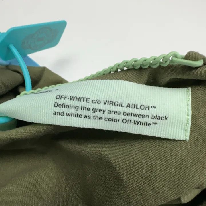 Off-White Off-White Green Cotton Blend Jacket 0079 Size US XS / EU 42 / 0 - 4 Thumbnail