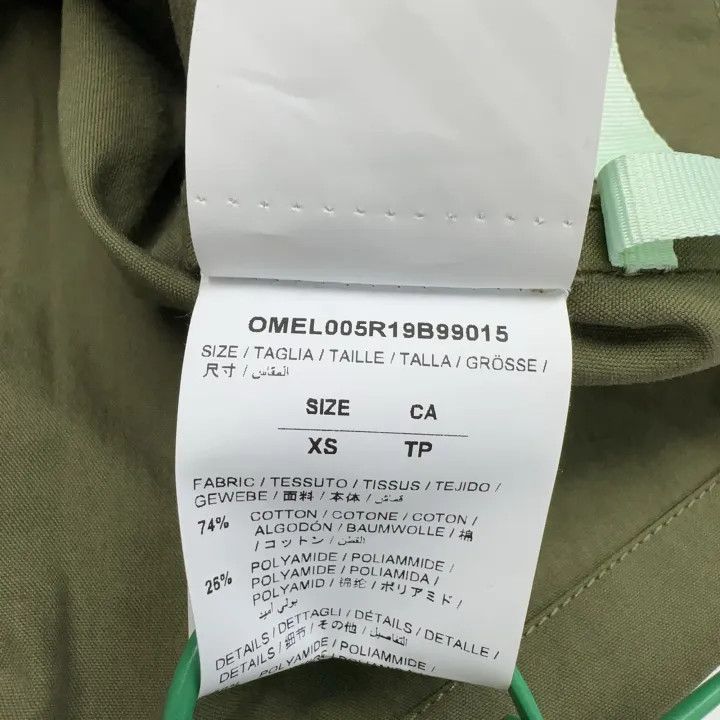 Off-White Off-White Green Cotton Blend Jacket 0079 Size US XS / EU 42 / 0 - 3 Thumbnail