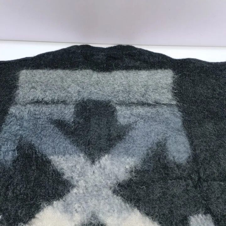 Off-White Off-White SS20 Black Mohair Sweater for Men 0079 Size US L / EU 52-54 / 3 - 6 Thumbnail