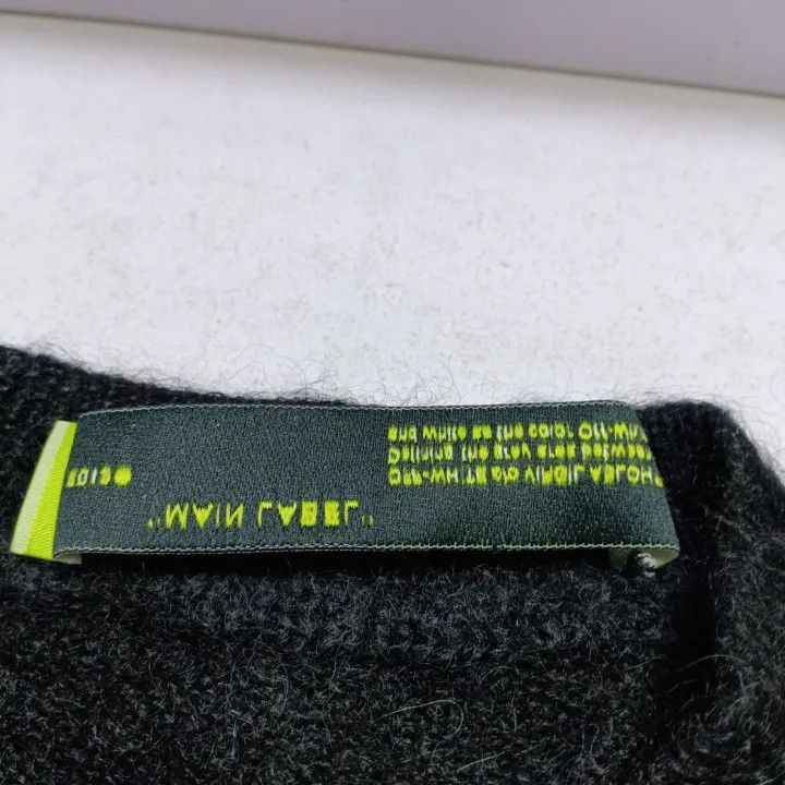 Off-White Off-White SS20 Black Mohair Sweater for Men 0079 Size US L / EU 52-54 / 3 - 5 Thumbnail