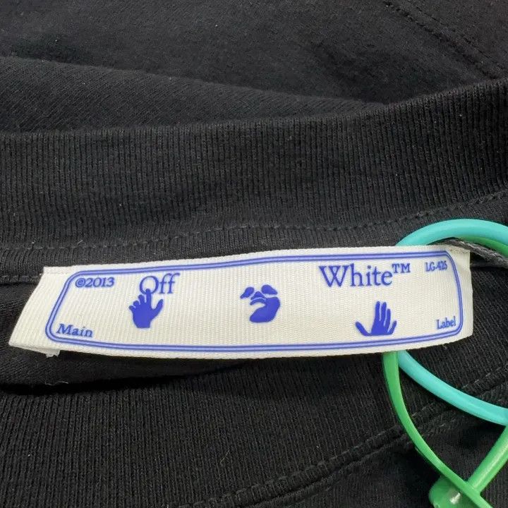 Off-White Off-White Black Cotton T-Shirt with Colorful Arrows 0079 Size US M / EU 48-50 / 2 - 2 Thumbnail