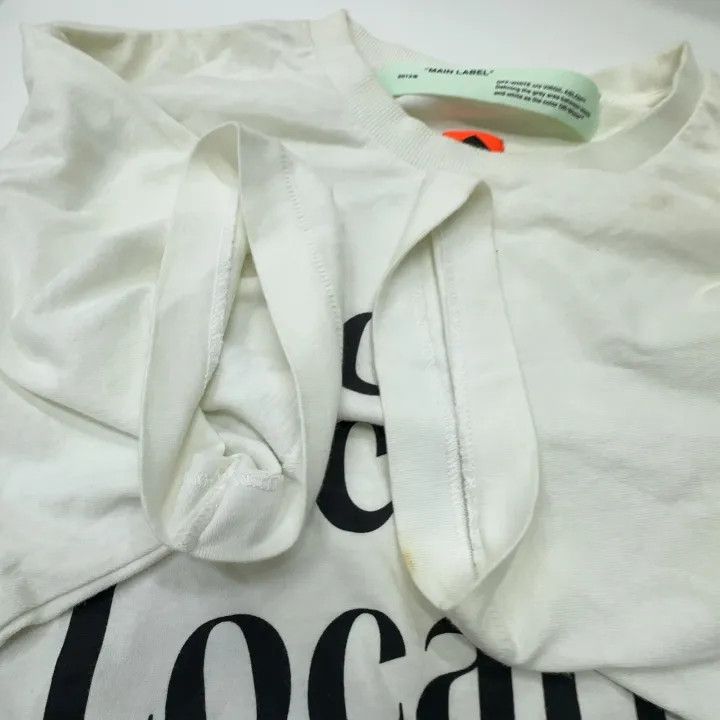 Off-White Off-White Location Print Short Sleeve Tee 0079 Size US M / EU 48-50 / 2 - 7 Thumbnail