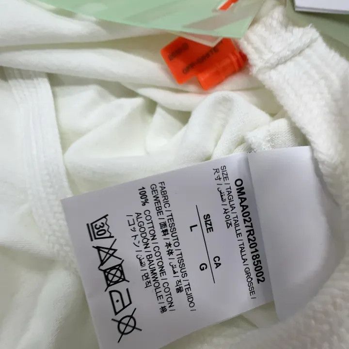 Off-White Off-White Men's Short-Sleeve T-Shirt with Tape Print 0079 Size US L / EU 52-54 / 3 - 5 Thumbnail