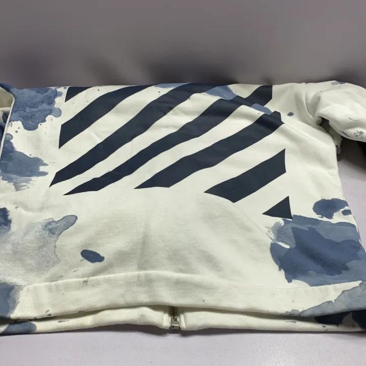 Off-White Off-White Splash Paint Hooded Sweatshirt 0079 Size US XS / EU 42 / 0 - 15 Thumbnail