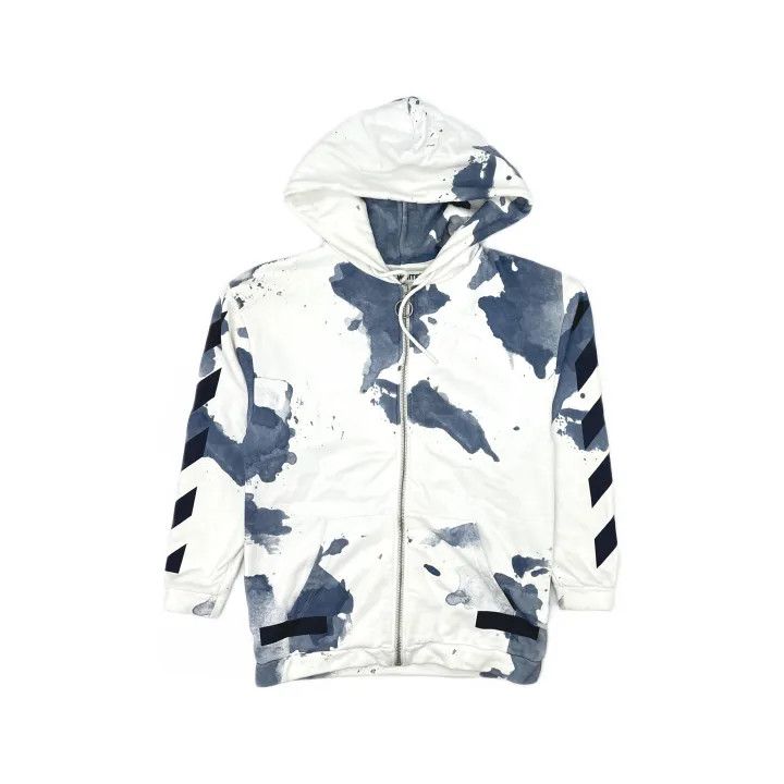 Off-White Off-White Splash Paint Hooded Sweatshirt 0079 Size US XS / EU 42 / 0 - 2 Thumbnail
