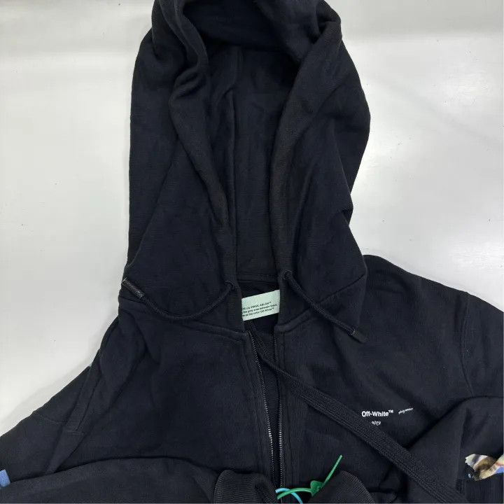 Off-White Off-White Arrow Graphic Zip Hoodie for Couples 0079 Size US M / EU 48-50 / 2 - 5 Thumbnail