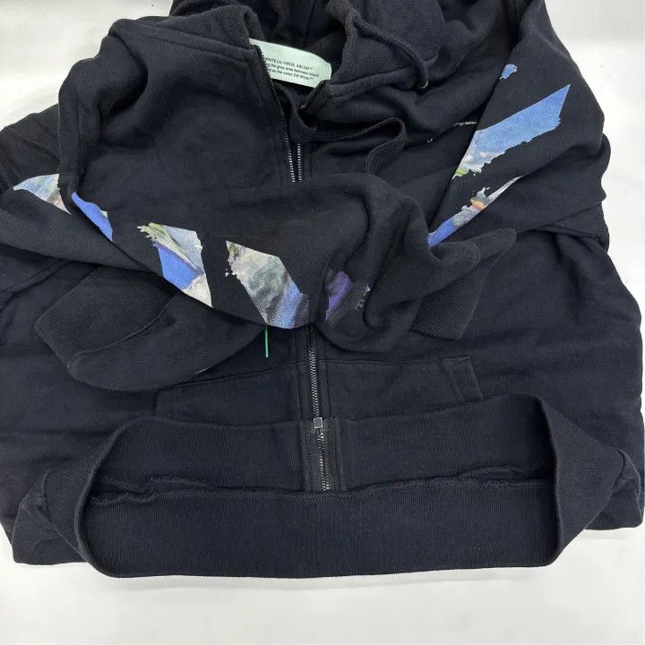 Off-White Off-White Arrow Graphic Zip Hoodie for Couples 0079 Size US M / EU 48-50 / 2 - 7 Thumbnail
