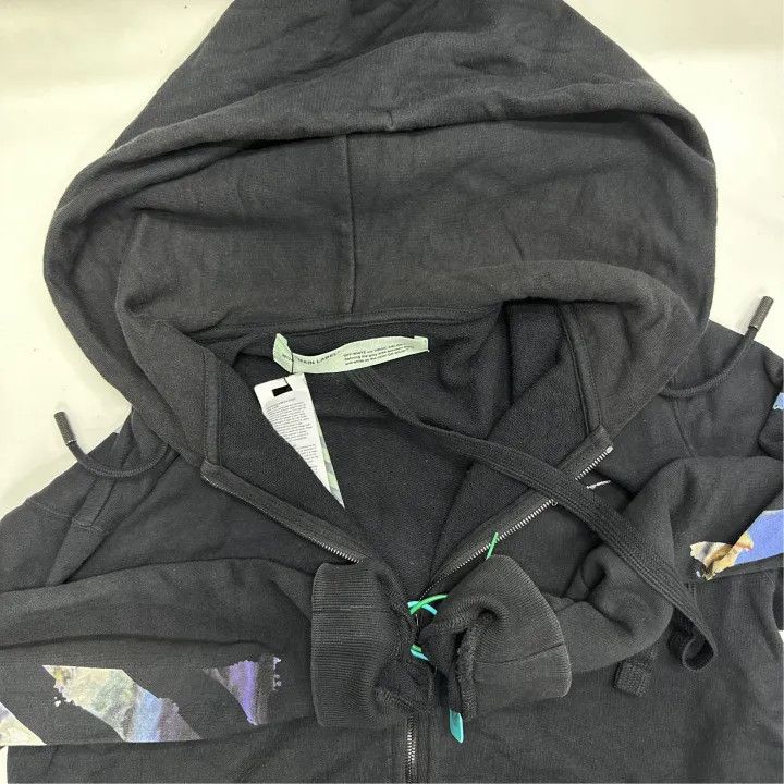Off-White Off-White Arrow Graphic Zip Hoodie for Couples 0079 Size US M / EU 48-50 / 2 - 4 Thumbnail