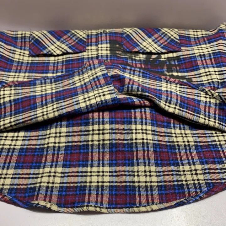 Off-White Off-White Blue Plaid Button-Up Shirt for Men 0079 Size US M / EU 48-50 / 2 - 11 Thumbnail