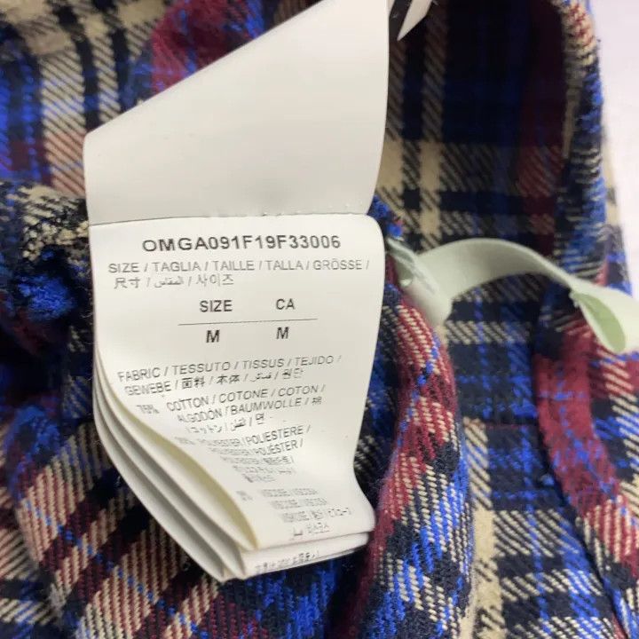 Off-White Off-White Blue Plaid Button-Up Shirt for Men 0079 Size US M / EU 48-50 / 2 - 4 Thumbnail