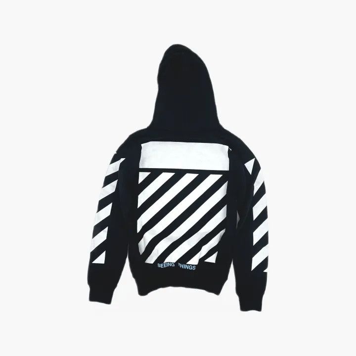 Off-White Off-White Religious Painting Graphic Hoodie 0079 Size US XXS / EU 40 - 3 Thumbnail