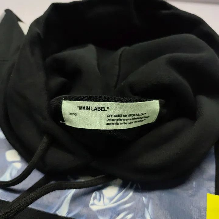 Off-White Off-White Religious Painting Graphic Hoodie 0079 Size US XXS / EU 40 - 4 Thumbnail