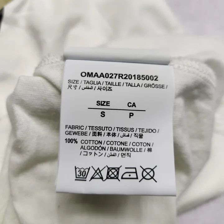 Off-White Off-White White Tape Graphic T-Shirt 0079 Size US S / EU 44-46 / 1 - 3 Thumbnail