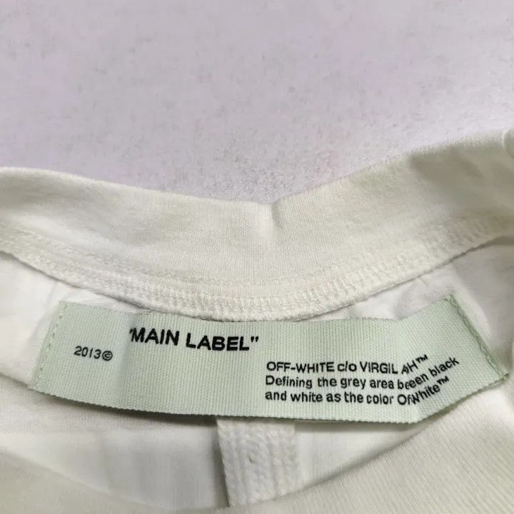 Off-White Off-White White Tape Graphic T-Shirt 0079 Size US S / EU 44-46 / 1 - 5 Thumbnail
