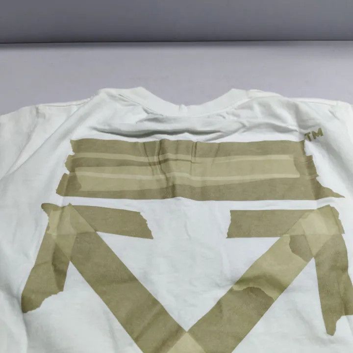 Off-White Off-White White Tape Graphic T-Shirt 0079 Size US S / EU 44-46 / 1 - 6 Thumbnail