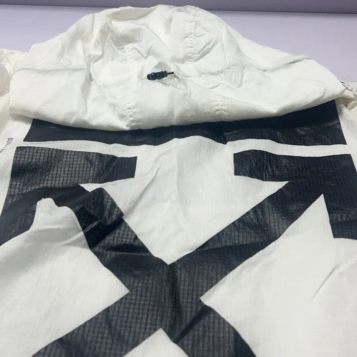 Off-White Off-White FW19 Hooded Windbreaker Jacket 0079 Size US M / EU 48-50 / 2 - 7 Thumbnail