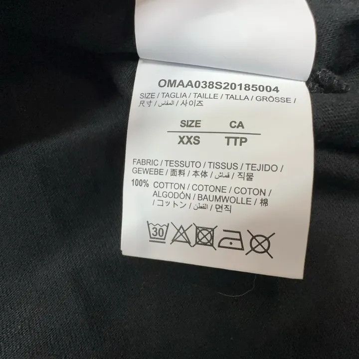 Off-White Off-White Caravaggio Graphic Black T-Shirt 0079 Size US XXS / EU 40 - 3 Thumbnail