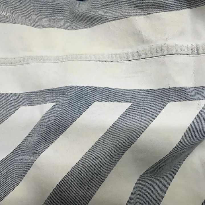 Off-White Print Denim Jacket for Men 0079