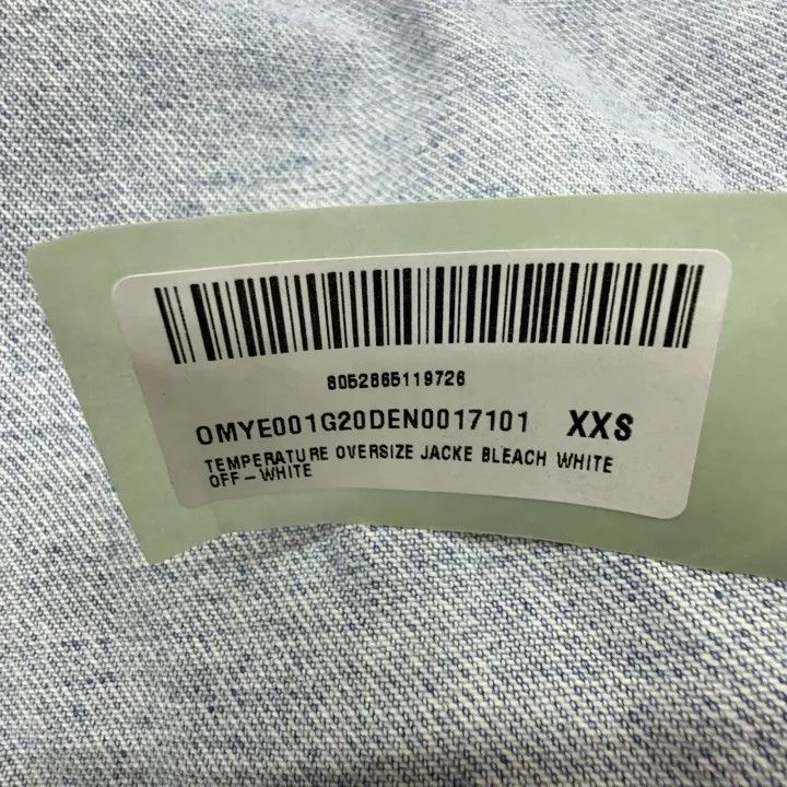 Off-White Print Denim Jacket for Men 0079