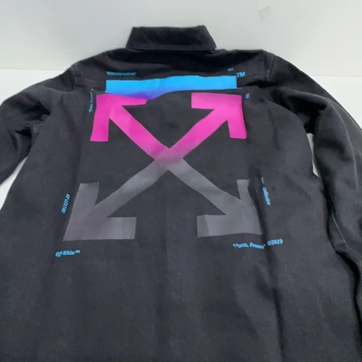 Off-White Off-White Black Denim Multi-Pocket Jacket 0079 Size US XS / EU 42 / 0 - 4 Thumbnail