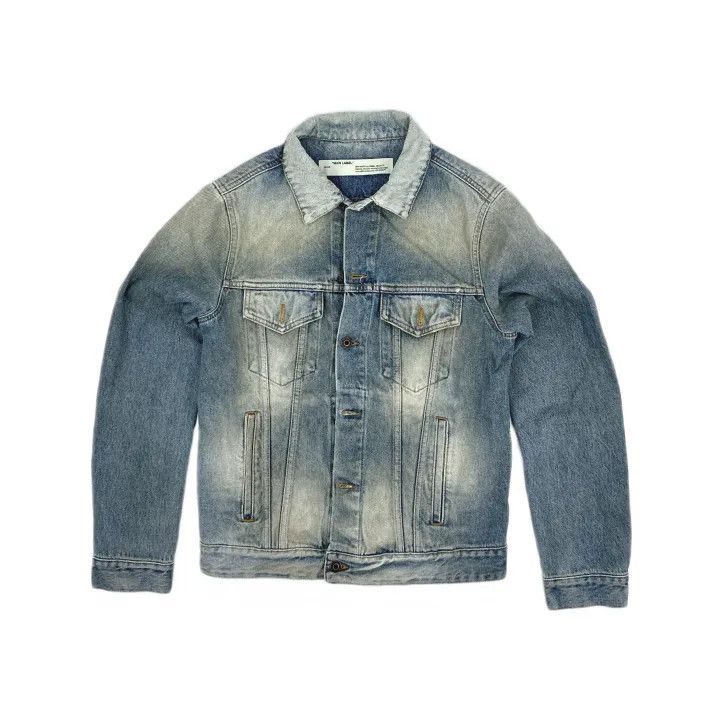 Off-White Off-White Arrow Denim Jacket for Men 0079 Size US M / EU 48-50 / 2 - 2 Thumbnail