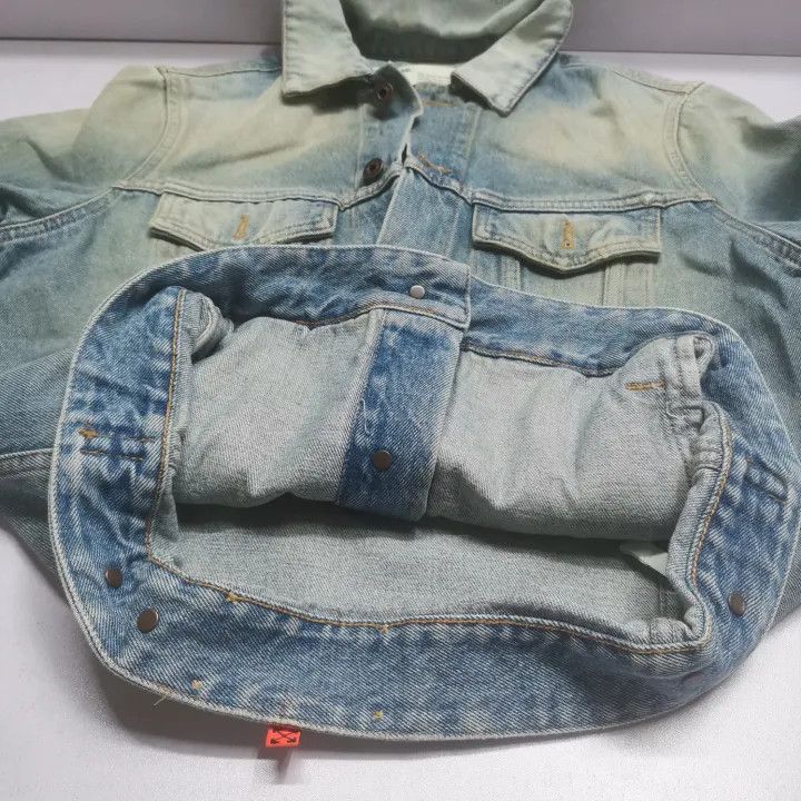 Off-White Off-White Arrow Denim Jacket for Men 0079 Size US M / EU 48-50 / 2 - 14 Thumbnail