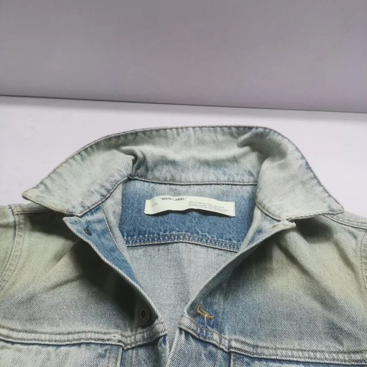 Off-White Off-White Arrow Denim Jacket for Men 0079 Size US M / EU 48-50 / 2 - 9 Thumbnail