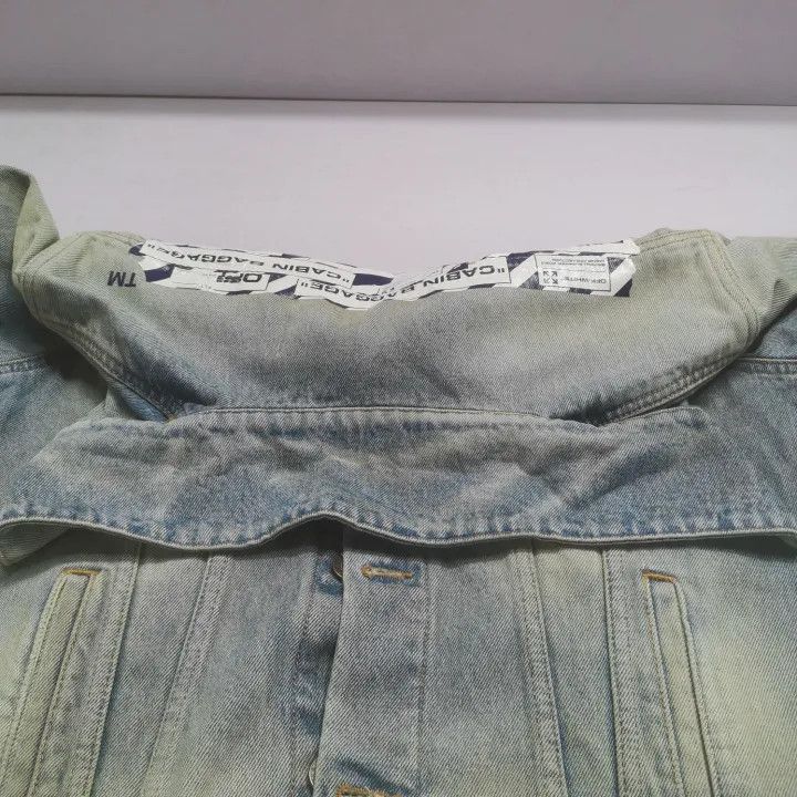Off-White Off-White Arrow Denim Jacket for Men 0079 Size US M / EU 48-50 / 2 - 8 Thumbnail