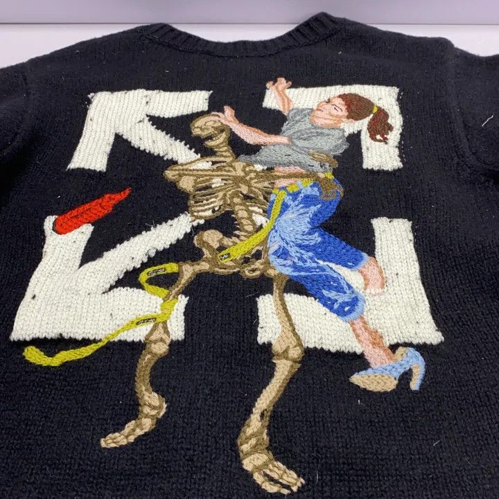 Off-White OFF-WHITE Black and Yellow Sweater for Men 0079 Size US L / EU 52-54 / 3 - 6 Thumbnail
