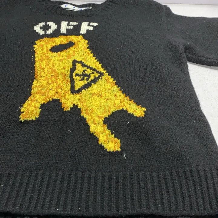 Off-White OFF-WHITE Black and Yellow Sweater for Men 0079 Size US L / EU 52-54 / 3 - 9 Thumbnail