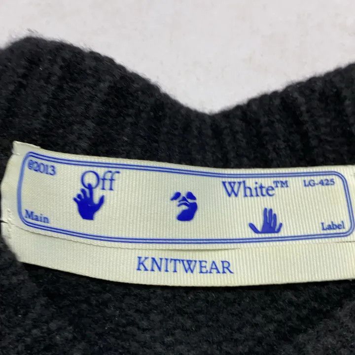 Off-White OFF-WHITE Black and Yellow Sweater for Men 0079 Size US L / EU 52-54 / 3 - 5 Thumbnail