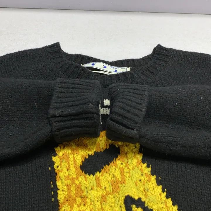 Off-White OFF-WHITE Black and Yellow Sweater for Men 0079 Size US L / EU 52-54 / 3 - 7 Thumbnail