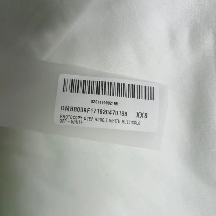 Off-White OFF-WHITE Marilyn Monroe Hoodie - White 0079 Size US XXS / EU 40 - 7 Thumbnail