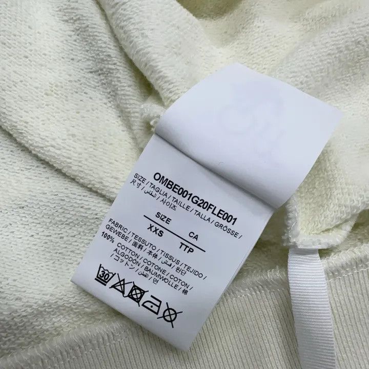 Off-White OFF-WHITE Zipped Up Hoodie White for Men 0079 Size US XXS / EU 40 - 5 Thumbnail